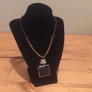 Silpada Sterling Silver Copper Bead Necklace